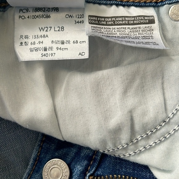 721 High Rise Skinny Women’s Jeans Size 27 - Picture 7 of 8